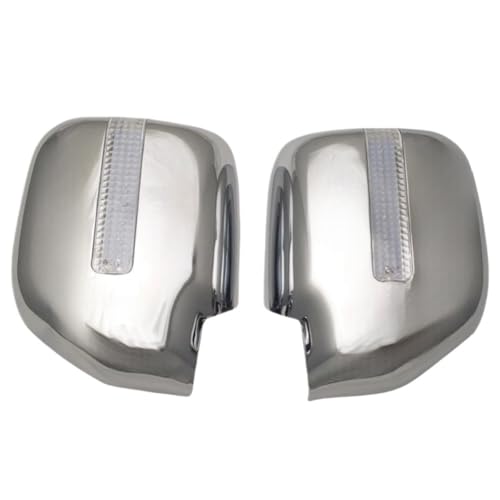 車用クロームリアビューアクセサリー 1998 1999 2000 2002 2003 トヨタ ノア サイドドア バックミラーカバー LEDライト付き