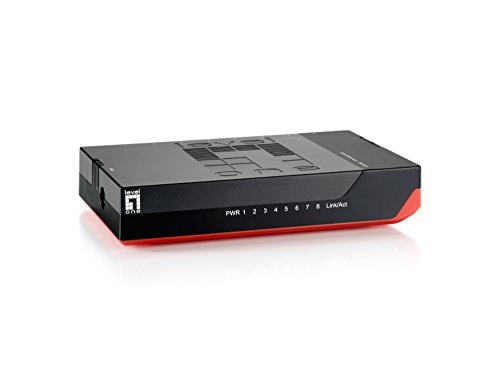 LevelOne 8-Port Gigabit Desktop/Wall Mountable Switch(GSW-0807)