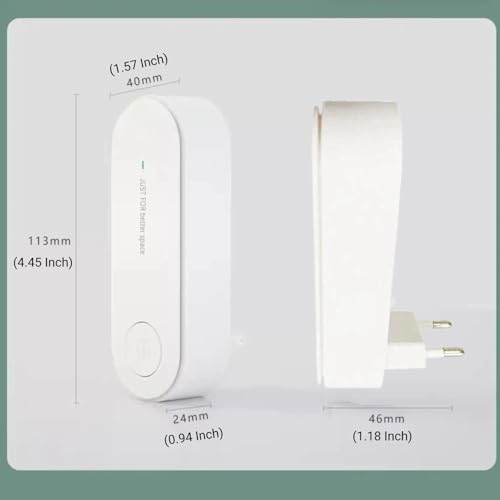 Image of Plug-in Portable Air Purifier | Non-Toxic, Safe Humans | Removes Smoke, Pet Odors, Dust & Pollen Efficiently | Mini Air Purifier & Deodorizer for Home, Bedroom, Bathroom (White)