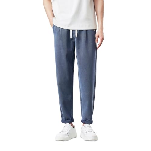 Tian Si Denim Small Straight Leg Loose Fitting Jeans for Men