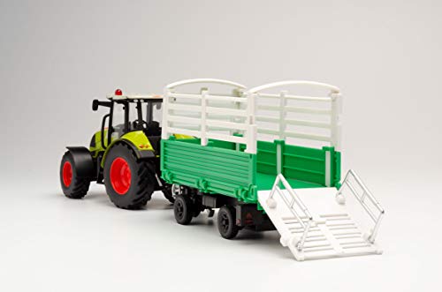 Herpa 84184013 Sp CLAAS Arion 540 Viehanhänger Traktor/Bulldog zum Spielen und als Geschenk, Mehrfarbig – Bild 4