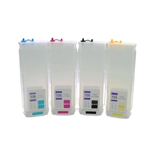 Cartouche 728 vide sans puce compatible pour réparer votre traceur - 2