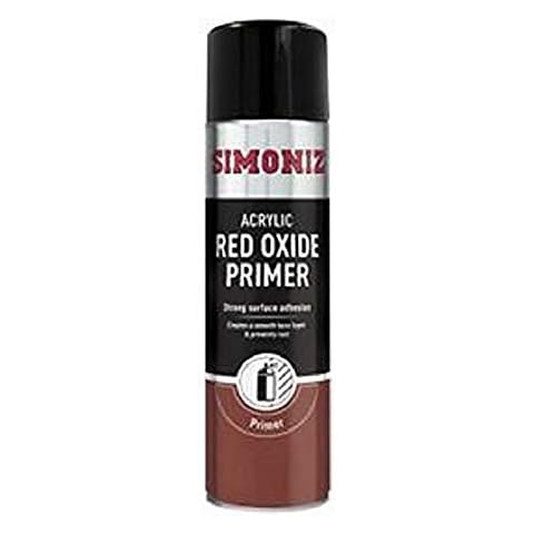 Holts LOYSIMP13C Simoniz Spray Paint, 500 ml, Red Oxide Primer Cover