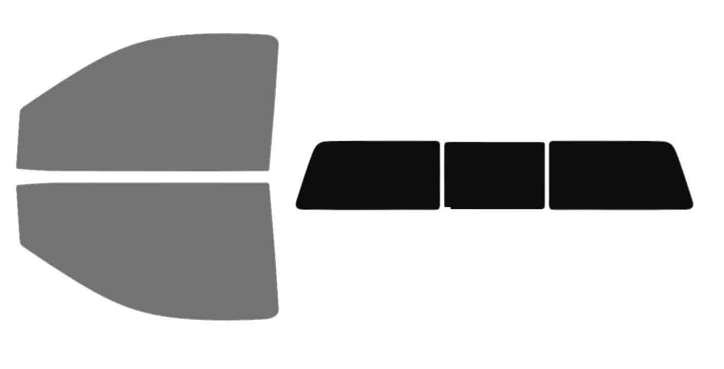 The Tint Effect Precut Window Tint Kit Compatible with GMC Sierra 2500 Regular Cab (2020-2026) 4th Generation (45% Front / 5% Rear / 3 piece Slider) Automotive Film