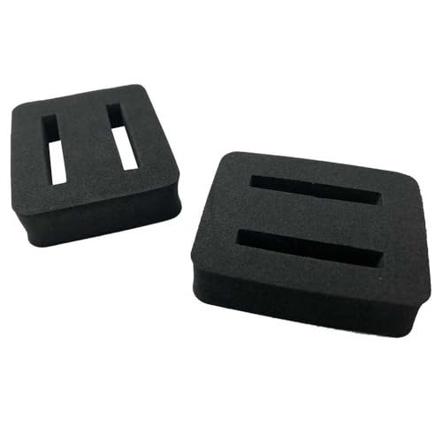 Fixplus Spacer Block per FASCETTE DA 2,3 cm, 2 PEZZI Unisex-Adult, Negro, Talla Única