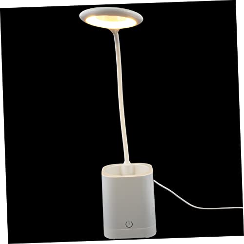 Gadpiparty Lámpara De Mesa Escritorio Ligero Lámparas Recargables Lámparas De Estudio Lámpara De Lápiz Lámpara Estética Pequeña Lámpara Led Batería De Litio (incorporada) Blanco