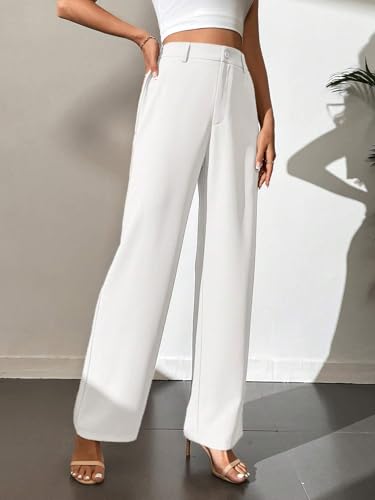 Image of Elendra Women Lycra - Bootcut Trousers Pant Wide Leg