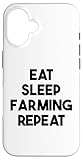 Photo Gallery farmer funny - mangia sonno farming repeat custodia per iphone 16 Photo Gallery farmer funny - mangia sonno farming repeat custodia per iphone 16