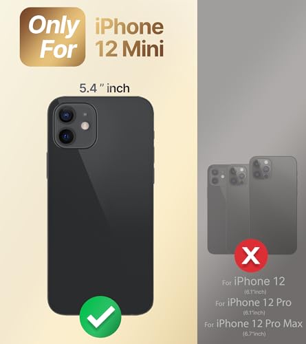 Coque iPhone 12 Mini antichoc à double anneau de support et design luxe blanc - 2