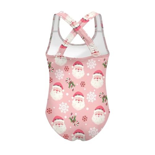 Image of Kid One Piece Swimsuit with Cross Back Girls Summer Sleeveles Swimwear for 5-14 Years