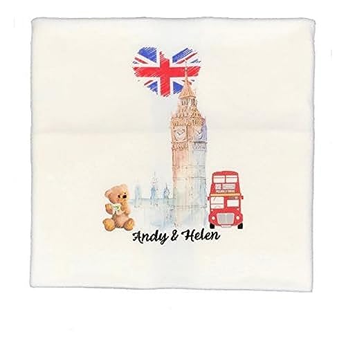 Couverture lit imprimé polaire thermique Andy & Helen motif Londres pour nuits fraîches