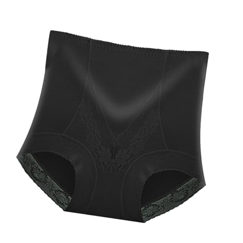 Cocila Bragas Menstruales Mujer Flujo Abundante Braga Menstrual De Cadera Cómodo Cintura Alta para Mujeres (Black, L) Amarillas Postparto Bikini Tanga Feo Ropa Interior Amarilla Tallas Grandes