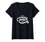 Photo Gallery donna cheer coach - divertente cheerleading coach maglietta con collo a v Photo Gallery donna cheer coach - divertente cheerleading coach maglietta con collo a v