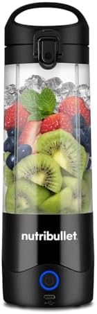 nutribullet Portable Blender in Black - Powerful Extractor Blade,...
