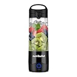 nutribullet Portable Blender in Black - Powerful Extractor Blade, 475ml Cup, To-Go Lid, USB-C Charging Cable & User Guide - Delivers 15+ Blending Cycles - Healthy Shakes On The Move