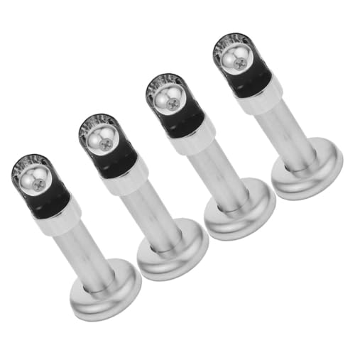 Pieds de support de cloison FOMIYES en acier inoxydable 10 cm pour toilette publique