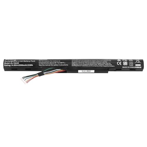 XClong AL15A32 4ICR17/65 Laptop Batería para Acer Aspire E5 422 E5 553G E5 573 E5 573T E5 522 E722 E5 573G E5 473G V3 574 V3 574G, TravelMate P257 M P258 M P277 P277 M P277 MG P278 P278 M P278 MG