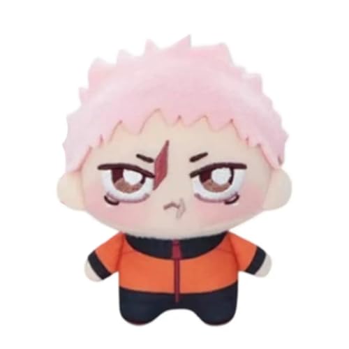MABAIUDE JJK Soft Figure Yuji Itadori Keychain Zenin Maki Pillow Mini Anime Cartoon Throw Pillow Pendant Charm Decoration Birthday Gifts 9IN