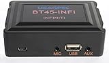 USA Spec BT45-INFI Bluetooth Phone, Music & AUX Input Kit for Select 2003-2012 Infiniti Nissan Models, Black, Small