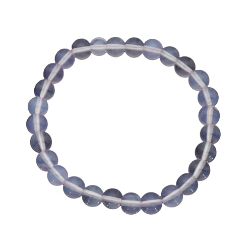 Bracelet quartz lavande pierre de guérison et bijou extensible femme