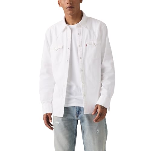 Image of Levi's Men's Solid Slim Fit Denim Shirt