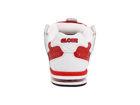 Image of Globe Men's Sabre Skate Shoe,White /Red,9.5 D(M) US