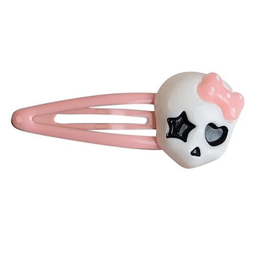 Pinzas para cabello con diseño de calavera estilo punk miniatura 4