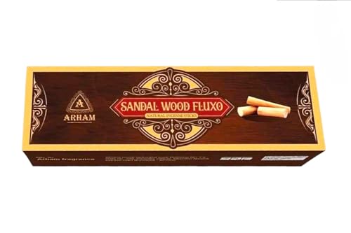 Image of Sandalwood fluxo (Flora Agarbatti) Masala Incense Sticks Agarbatti Pack of 120 Sticks, 250 GMS.