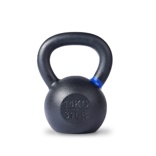 Image of Bells of Steel Powder Coated Kettlebell - Girya Weights for Commercial and Home Gym - Kettle bell for Swing, Snatch, Turkish Getup, and Other Strength Training - 14 kg