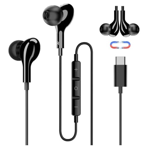 Auriculares Tipo C HiFi con Cable y Microfono Cover