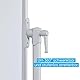 FRANKEN Mobiles Whiteboard, doppelseitig, lackiert, magnetisch, beschreibbar, trocken abwischbar, Whiteboard mit Ständer und Rollen, mit Metallgestell und schwenkbarem Rahmen, 150 x 100 cm, STC202