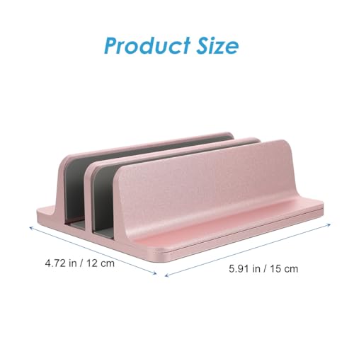 Base vertical ajustable para laptop de aleación de aluminio miniatura 2