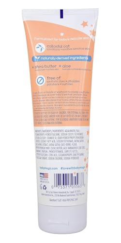 Image of Baby Magic Delicate Wash, Almond Blossom Light Scent, 8.6 oz | Gently Cleanses Baby, Tear-Free, Camellia & Coconut Oil, Dermatologist & Pediatrician Recommended