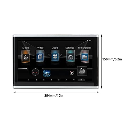 Moniteur d'appui-tête de voiture tactile Android 9.0 écran multimédia lecteur DVD