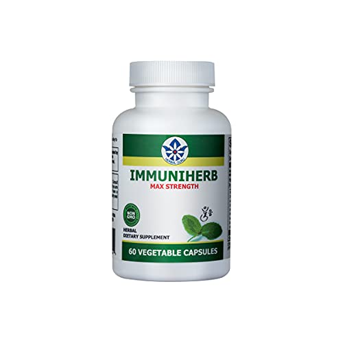 Herb Guru Immuniherb Immune Support Herbal Complex 1Pack (60 Veg Capsules) - Ginger, Forsythia, Licorice Root, Chinese Cinnamon - Non-GMO, Plant Based - Immunity Support Supplements Herb Guru Immuniherb Immune Support Herbal Complex 1Pack (60 Veg Capsules) - Ginger, Forsythia, Licorice Root, Chinese Cinnamon - Non-GMO, Plant Based - Immunity Support Supplements