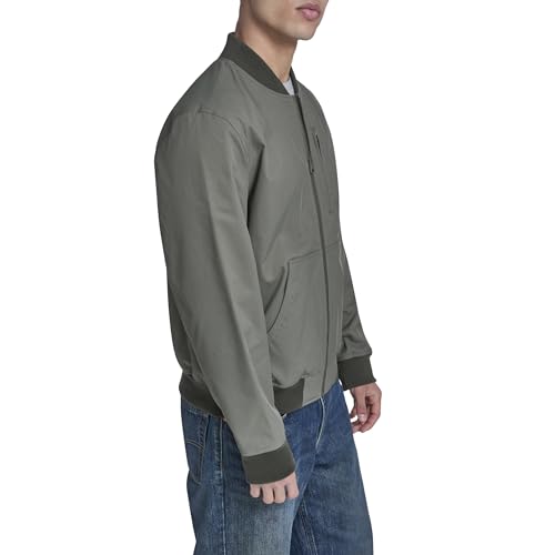 Image of Levi's Men's Rib Knit Bomber with Chest Zip Pocket
