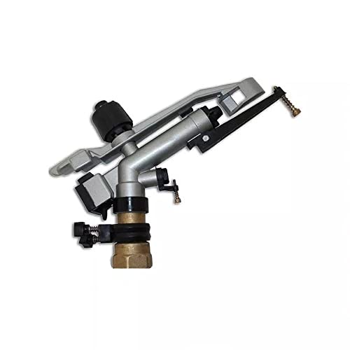 Cañón de riego Largo Alcance | Ángulo de riego Ajustable | Alcance de 16 a 29 MTS | Presión de Trabajo 1,5 a 5 Bar | Conexión 1 1/4 Hembra | Aspersor de Pistola de Lluvia