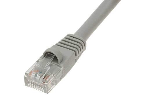 Cable de red Cat 5E UTP de 7 pies gris miniatura 2