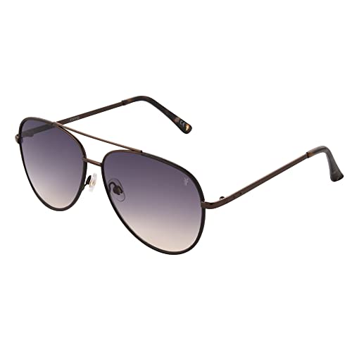 Frye Women's Billie Aviator Sunglasses, Bronze, 63 mm