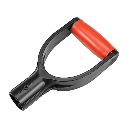 MroMax Shovel D Grip Handle, 1-1/4' Inner Diameter 32mm PVC Spade Snow Shovel Replacement Handle...