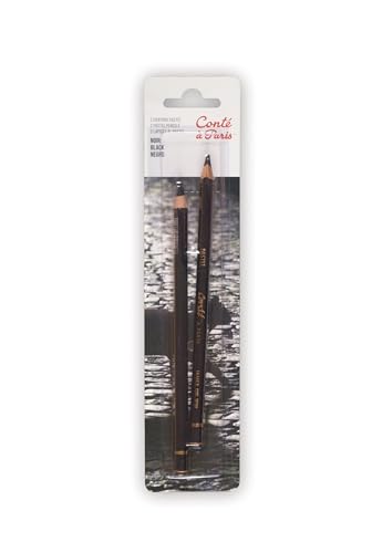 Conté à Paris - Conjunto de 2 lápis pastel, cor preta