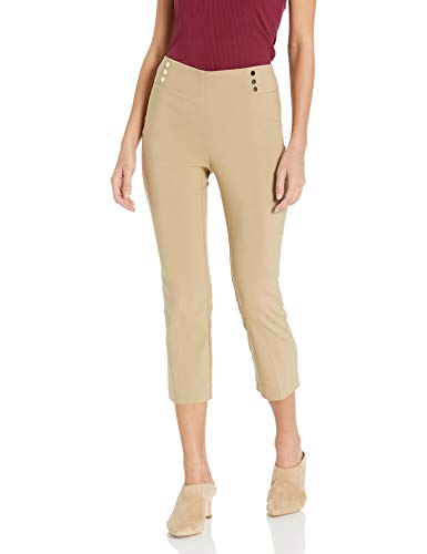 Rafaella Women's Supreme Stretch Capri, Sandalwood, 10