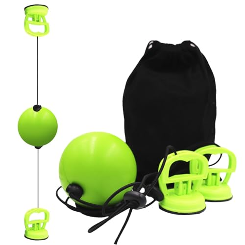 Weqizuerqi Bola De Velocidad De Boxeo con Ventosa, Bola De Entrenamiento Multifuncional con Ventosa, Bola De Boxeo Rápido, Suspensión Bola De Combate De Boxeo, Mejora La Velocidad De Perforación