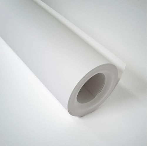 Image of HOME13 Vinyl White Matte Car Wrap Sticker Sheet Roll Air Release Bubble Free Wrap Sticker (24x48 Inches,White Matte)