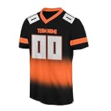 KONG JIMFAN Personalisiertes Baseball Trikot,Mit Eigenem Namen Nummer & Logo,Fußballtrikot Für Erwachsene/Kinder Unisex Funktional Kleidung Teamtrikot Tshirt Selbst Gestalten(6-9)