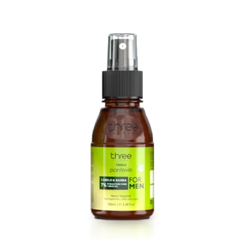 Tonico Capilar Pantovin FOR MEN Cabelo E Barba 100ml Three Therapy