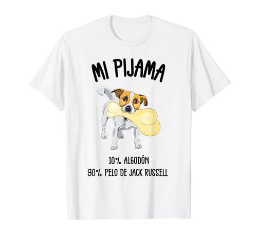 Imagen de Perro Jack Russell Regalo Humor Pijama Camiseta
