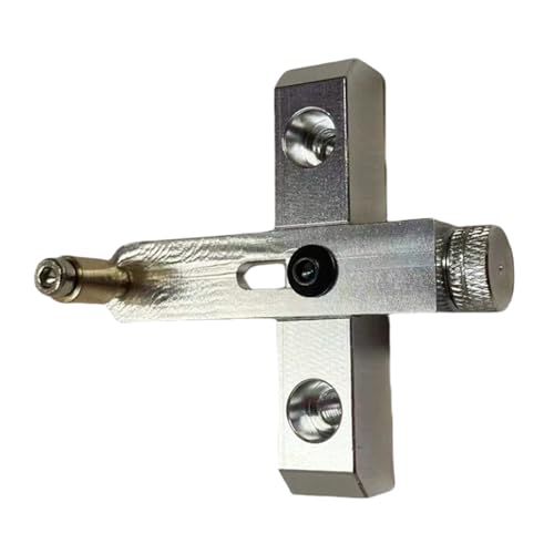 Plantilla de enrutamiento de guitarra de aleación de aluminio con control de profundidad para encuadernar canales e incrustaciones de borde de guitarra