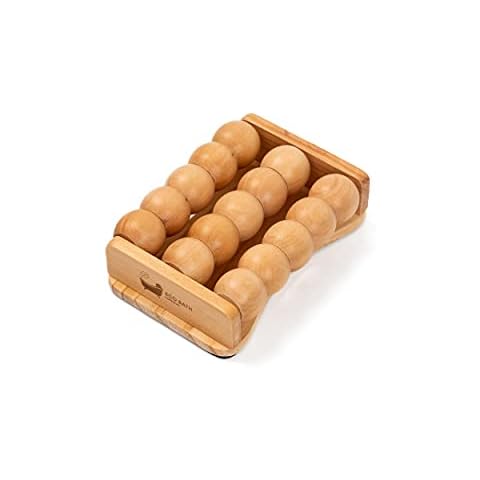 Eco Bath London Foot Massager Roller - Wooden Massage Roller for Plantar Fasciitis, Stress Relief, Heel and Arch Pain - Perfect Relaxation Gift for Men, Women Cover