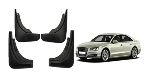 Bavettes pour auto luxe A8 3e Génération (2011-2017) - Garde-boue de pneu premium 4pcs